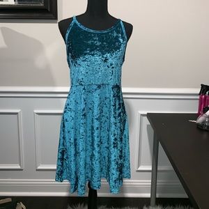⭐️NEW⭐️ Blue Velvet Dress